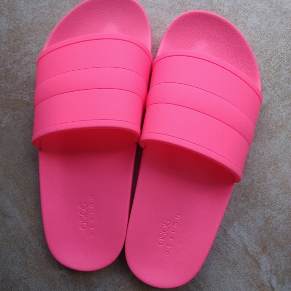Asos Freya Wide Fit Beach Slides 7 - Picture 1 of 6